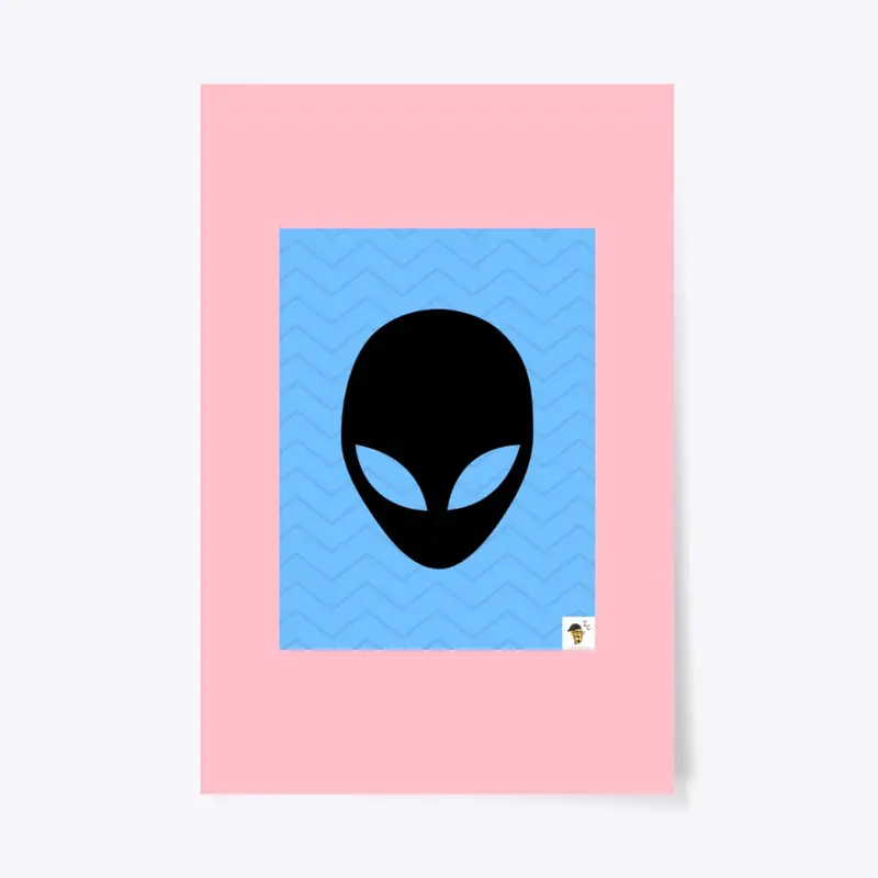 Blue Striped Alien