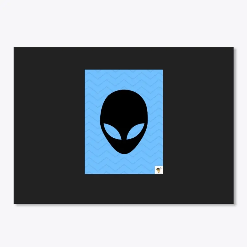 Blue Striped Alien